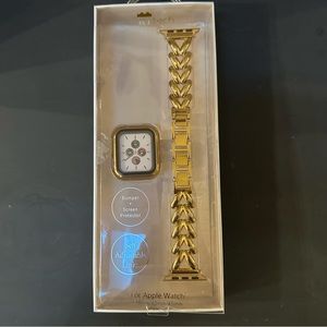 Gold Apple Watch Adjustable Band 38mm/40mm/41mm Bumper 40mm